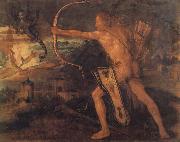 Albrecht Durer Hercules Kills the Stymphalic Birds oil painting artist